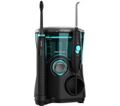 Centro de estación dental: irrigador con 600 ml de capacidad, 10 niveles de presión, 7 cabezales y cepillo de dientes eléctrico con 5 modos.