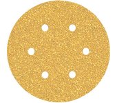 Papel de lija EXPERT C470 con 6 orificios para lijadoras excéntricas de 150 mm, G 40, 50 unidades
