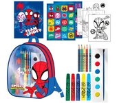 Set papeleria mochila spidey and his amazing friends marvel