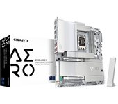 GIGABYTE Z890 AERO D Placa Base - Compatible con CPUs Intel Core Ultra (Serie 2), VRM de 16+1+2 fases, hasta 9500MHz DDR5 (OC), PCIe 5.0 M.2, Wi-Fi 7, Thunderbolt 5