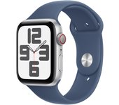 Apple Watch SE OLED 44 mm Digital 368 x 448 Pixeles Pantalla táctil 4G Plata Wifi GPS (satélite)