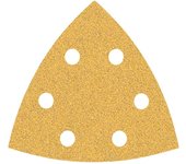 Bosch Professional 50x Papeles de lija Expert C470 (para Madera dura, Pintura sobre madera, 93 x 93 mm, grano 60, accesorios Lijadora delta)