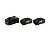 BOSCH 1600A00L1U - Conjunto batería Power Set 36 V 6,0 Ah. con 2 Baterías de 6,0 Ah. Cargador AL 3860 CV. Caja de cartón.