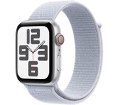 Apple Watch SE OLED 44 mm Digital 368 x 448 Pixeles Pantalla táctil 4G Plata Wifi GPS (satélite)