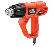 Black & Decker KX2001-QS pistola de calor Pistola de aire caliente 500 l/min 600 °C 2000 W Negro, Naranja