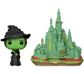 Funko Pop! Town: Wicked - Elphaba w/Emerald City - Figura de Vinilo Coleccionable - Idea de Regalo - Mercancia Oficial - Juguetes para Niños y Adultos - Movies Fans - Muñeco para Coleccionistas