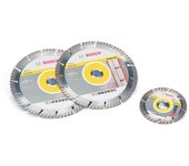 Bosch Professional Juego de Discos de Corte de Diamante Standard for Universal de 3 pieza X-LOCK & M14, para Multi Material, Ø 230 mm, Accesorio Amoladoras Grandes