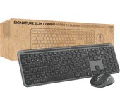 Logitech MK950 Signature for Business teclado Ratón incluido Oficina RF Wireless + Bluetooth AZERTY Francés Grafito