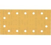 Bosch Professional 50 x Lijas Expert C470 con 14 agujeros, para Madera dura, Pintura sobre madera, 115 x 230 mm, Grano 400, Accesorios Lijadora orbital