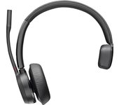 Poly - Auriculares inalámbricos Voyager 4310 UC (Plantronics) - Auriculares de un solo oído - Se conectan a PC/Mac con el adaptador Bluetooth USB-C y a celulares a través de Bluetooth
