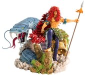 Ichibansho IS67086 Figura de Accion Kalgara One Piece, 22 cm, Multicolor, Figura Coleccionable, Regalo Optimo para los fanaticos del Anime One Piece (Banpresto)