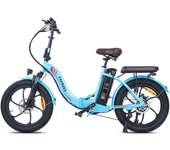 Fafrees F20 Pro Bicicleta Eléctrica E-Bike 250w Autonomía 80km con Frenos de Disco Lago Azul