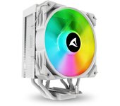 Refrigeración Aire Sharkoon Compatible LGA1851 120mm A40 RGB 4 Heatpipes TDP 220W RGB Blanco