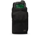 Holster Cartuchera Ordenador Móvil/Escáner, Funda con Cinturón, Bolsillo y Correa para Pierna, Talla L (Tamaño máx del Dispositivo 11 x 25 x 6 cm), Negro