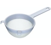 KitchenCraft Tamiz de plástico redondo de malla de nylon, 12 cm (4,5")