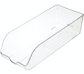 KitchenCraft Almacenamiento Nevera, Organizador Nevera para Bebidas, Almacenamiento Latas Nevera, 34.5 x 14 x 9.5 cm (13.5" x 5.5" x 3.5") - Transparente