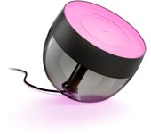 Philips Hue - Lámpara inteligente, Hue Iris, Lámpara de Mesa LED Inteligente, Luz Blanca y de Colores, Compatible con Alexa y Google Home, Color Negro