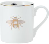 Mikasa Queen Bee - Taza de porcelana de cara recta, 280 ml
