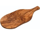 KitchenCraft World of Flavours Tabla de cortar rústica, madera de olivo, 30 x 17 cm