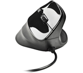 NGS Samsara - Ratón Vertical Ergonómico, Sensor Láser, Botones Silenciosos, dpi Ajustable 800-3200, 5 Botones y Rueda de Desplazamiento, Plug and Play, Diseño para Diestros