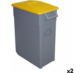 Denox Cubo de Basura para Reciclaje Amarillo 65 L (2 Unidades) - Marca EAN: 4899888666899