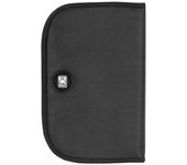 BRA Funda enfriadora Botellas de Vino o Cava, Tejido Impermeable, Ajuste elástico Lateral, Negro