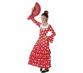 Atosa disfraz flamenca rojo niña infantil 10 a 12 años