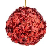 Bolas de navidad ø 10 cm 6 unidades rojo plástico 10 x 10 x 10 cm