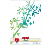Herlitz GREENline cuaderno y block A4 50 hojas Verde, Blanco