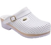 Scholl Clog Supercomfort, Zapatos Profesionales, Unisex adulto, Blanco, 42 EU
