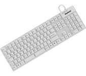KeySonic KSK-8030IN teclado Industrial USB QWERTZ Alemán Blanco