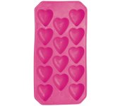 Cubitos de hielo con forma de corazón