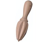 KitchenCraft KC exprimidor de mano azul, exprimidor de madera con rejillas, exprimidor manual para zumo de naranja, exprimidor de limón y otros cítricos, 13 x 4 cm, 1 unidad
