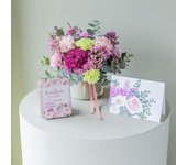 Flores a Domicilio - Pack Arreglo floral, Chocolate - Regalos para el día de - COLVIN