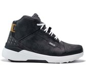 Sidi Nucleus Suede WP Zapatos de moto impermeables - Negro Blanco (41)