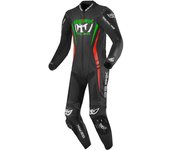 Berik Absolute GP Traje de cuero de moto de una pieza - Negro Rojo Verde (58)