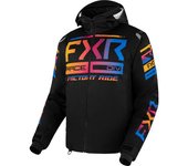 FXR RRX Chaqueta impermeable de motocross - Negro Rosa (S)