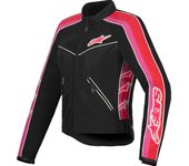 Alpinestars Stella T-Dyno Air Chaqueta textil de moto para mujer - Negro Rosa (XS)