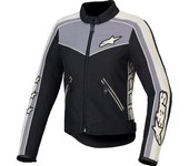 Alpinestars Stella T-Dyno WR Chaqueta textil de moto para mujer - Negro Gris (L)