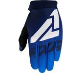 FXR Clutch Strap MX Gear Guantes de Motocross - Blanco Azul (L)