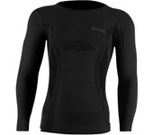 Lenz 6.0 Merino Crew Neck Camisa funcional - Negro