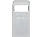 DataTraveler Micro unidad flash USB 256 GB USB tipo A 3.2 Gen 1 (3.1 Gen 1) Plata, Lápiz USB