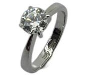 SORTIJA ORO 18K CON DIAMANTE DE LABORATORIO