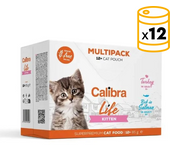 12x85gr Calibra Gato Kitten Comida Húmeda Multipack