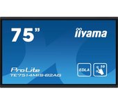 Monitor Interactivo iiyama PROLITE TE7514MIS-B2AG 75" 4K Android 13 Touch Wi-Fi PureTouch-IR