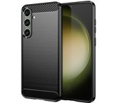Max Power Digital Funda Fibra De Carbono Para Móvil Samsung Galaxy S24 Plus Antigolpes Silicona Negra