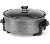 Olla Eléctrica Orbegozo PZ 3090 5L Termostato Regulable Antiadhente 1500W Tapa Cristal 30cm