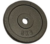 Peso del disco de hierro fundido 5 kg Sporti