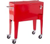 LOLAhome Nevera porta hielo Fresh roja de 56L