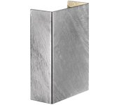 Aplique de exterior galvanizado led fold 10 (2x3.5w)